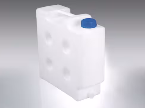 Bidon de faible encombrement a.tub.fil,10l