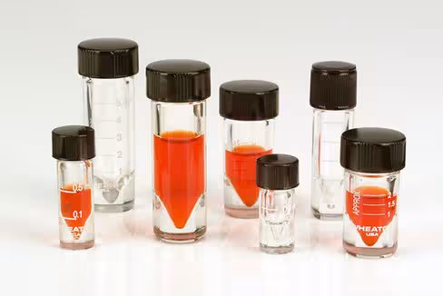 Flacon fond conique bouchon ouvert 3 ml x 12
