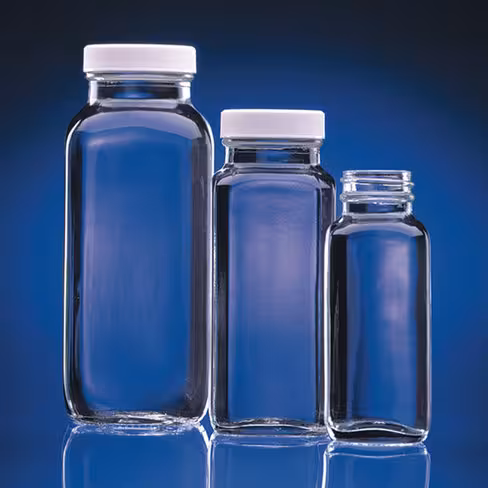 Bouteille carrée 125 ml x 24