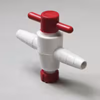 Robinet 2 voies 2 mm PP téflon