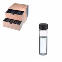 Flacon verre clair avec bouchon caoutchouc/PTFE 8 ml x 144