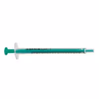 Seringue tuberculine 1 ml 2 pieces sans joint x 100