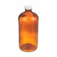 Bouteille boston ambrée 1 l x 12