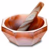 Mortier agate volume 8 ml Ø 35 mm