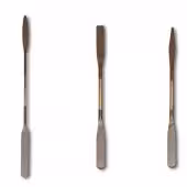 Spatule gainée PTFE plat rond x 2