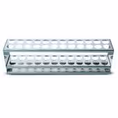 Portoir inox 2 x 12 tubes Ø 20 mm
