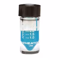 Flacon gradué bouchon phénolique ouvert 3 ml x 12