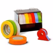 Ruban adhésif orange largeur 19 mm longueur 12 m