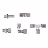 Raccord inox 3/8 mnpt Ø int 6,4 mm