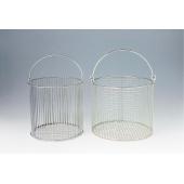 Panier cylindrique à anse inox