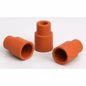 Bouchon caoutchouc rouge 7 x 13 mm x 100