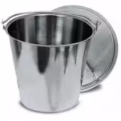 Seau acier inox 22 l