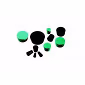 Bouchon assortiment caoutch x 107