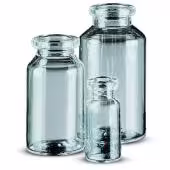 Flacon transparent 10 ml Ø 24 mm hauteur 46 mm x 160