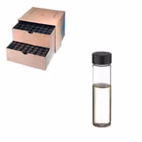 Flacon verre clair avec bouchon caoutchouc/PTFE 24 ml x 144