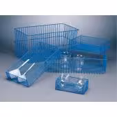 Panier acier gaine epoxy 36 x 28 x 9 cm