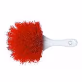 Brosse polyester poignee courte brosse polyester rouge largeur 14 cm longueur 13