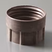 Adaptateur din71 int. - 2 bsp int., brun