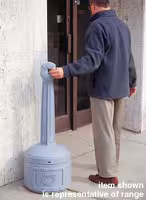 Cigarette disposal unit JUSTRITE smokers cease-fir