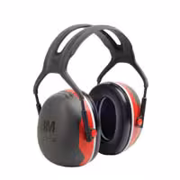 Casque antibruit peltor model x 3 rouge