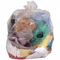 Sac 130 l transparent nf x 200