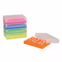 Microplaque 96 puits PCR rack couleurs assortis x 5