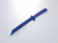 Spatule pour aliments bleue PS stérile longueur 150 mm x 10
