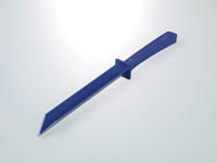 Spatule détectable bleue PS stérile longueur 150 mm x 10