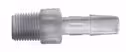 Raccord mâle pipe adapter nylon 10-32 unf x 1/16p 1 x 25