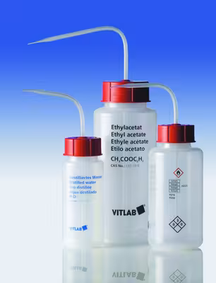 Pissette de sécurité vitsafe PEBD col large gl 45 chlorure de méthylène 500 ml x 6