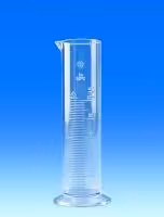 Eprouvette l/f 250 ml san graduation relief x 6