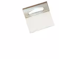 Languette de suspension pour gondole largeur 50 ,8 mm hauteur 50,8 mm charge maxi 340 g x 500