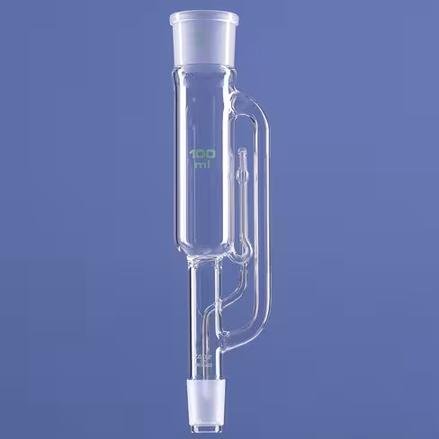 Extracteur de soxhlet seul capacité 250 ml rodage femelle haut 45/40 rodage mâle bas 29/32