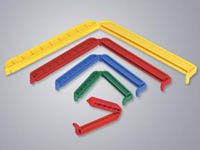 Fermeture dialyse universelle 50 mm bleu x 10