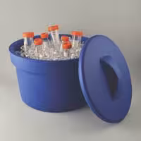 Bac à glace avec couvercle 2,5 l bleu