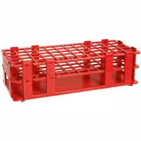 Rack test tube rack in rouge 16 mm