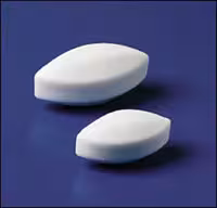 Barreau magnétique egg-shaped téflon encased 38 mm
