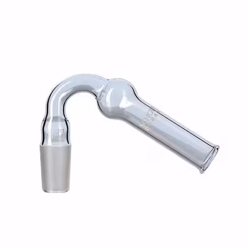 Tube de garde en verre Durancourbé 75°C Ø 15 mm rodage mâle 19/26