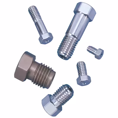 Nut 1/16P, 15,9 mm (,625P) long, ss