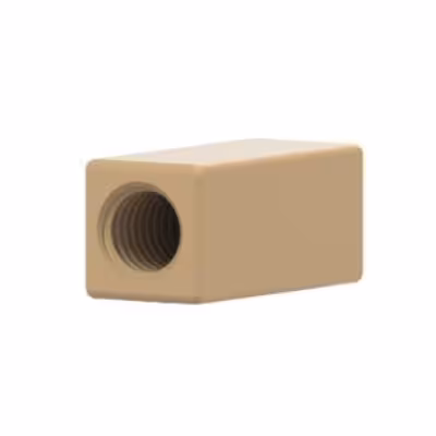 Union basse pression 1/4-28 fond plat etfe naturel 0,030p pour tube 1/16P sans raccord