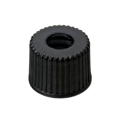 Bouchon 8 mm screw caps no septa blck/10 x 100