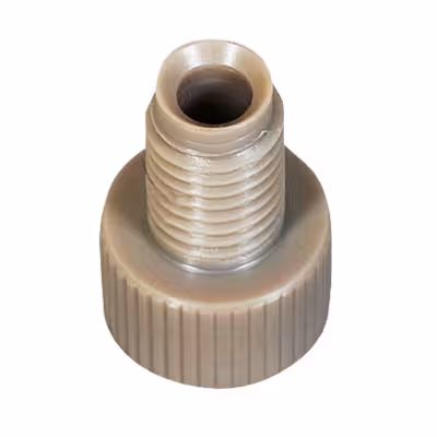 Ecrou flangeless 1/4-28 peek tube 1/8 od -naturel x 10