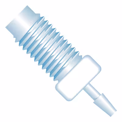 Adaptateur tefzel mâle 1/4-28, pour tubes ø int 1/16p