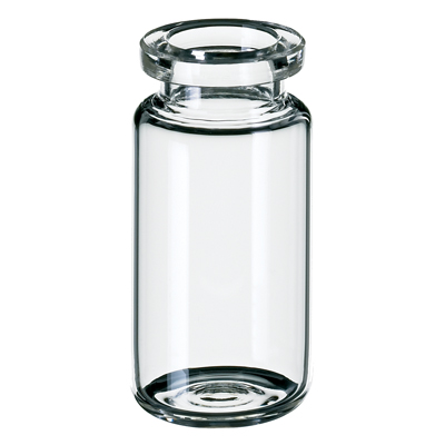 Flacon headspace 10 ml fond rond 22,5 x 46/ctc 10 x 100