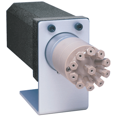Vanne VALCO multip c25z 6 p 1/16P 0,75 mm pps cde manuelle 75c/250psi liq e2