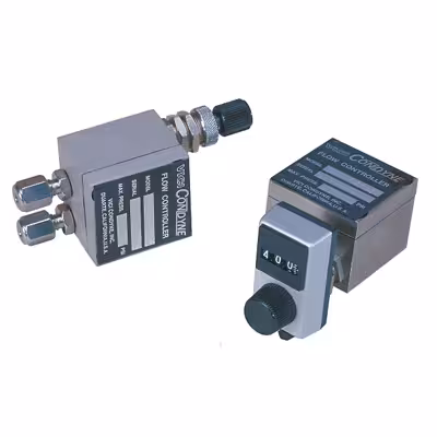 Flow controller m100 spectrol 4-dial 1/8P ext 250 ml n2 40psi ss/viton