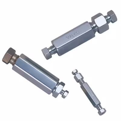 Filter union 1/16P 0,75 mm bore pressed 2 µm fritte ss