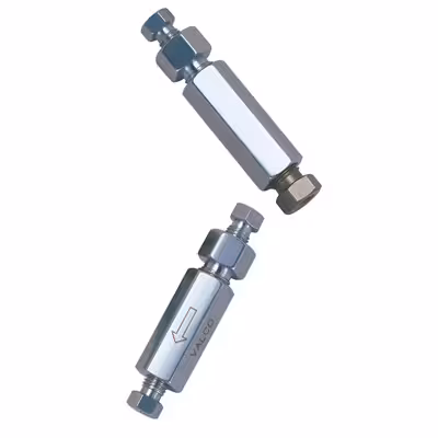 Bulkhead union 1/8P 2 mm bore removable 2 µm screen ss