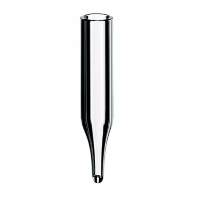 Insert 350 µl wide open clear glass 10 x 100
