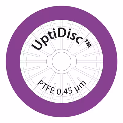 Filtre-seringue uptidisc ptfe 25 mm 0,45 µm pp housing x 500